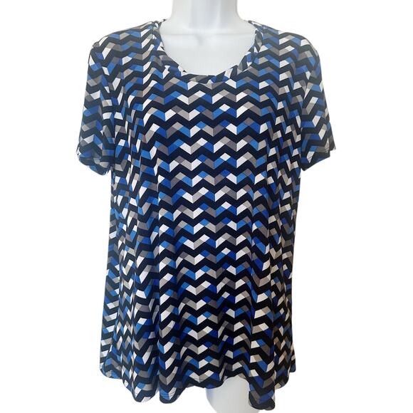 Lauren M. Petites Short Sleeve Top Size Medium - Picture 7 of 7